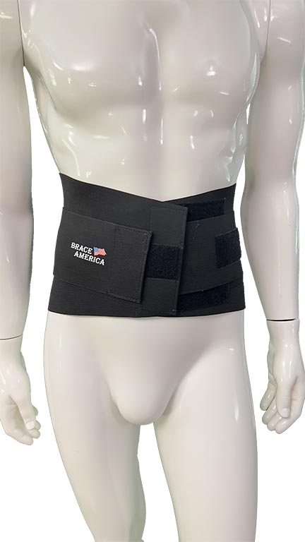 L1: soporte lumbar elástico con bolsillo de neopreno – New Options Sports